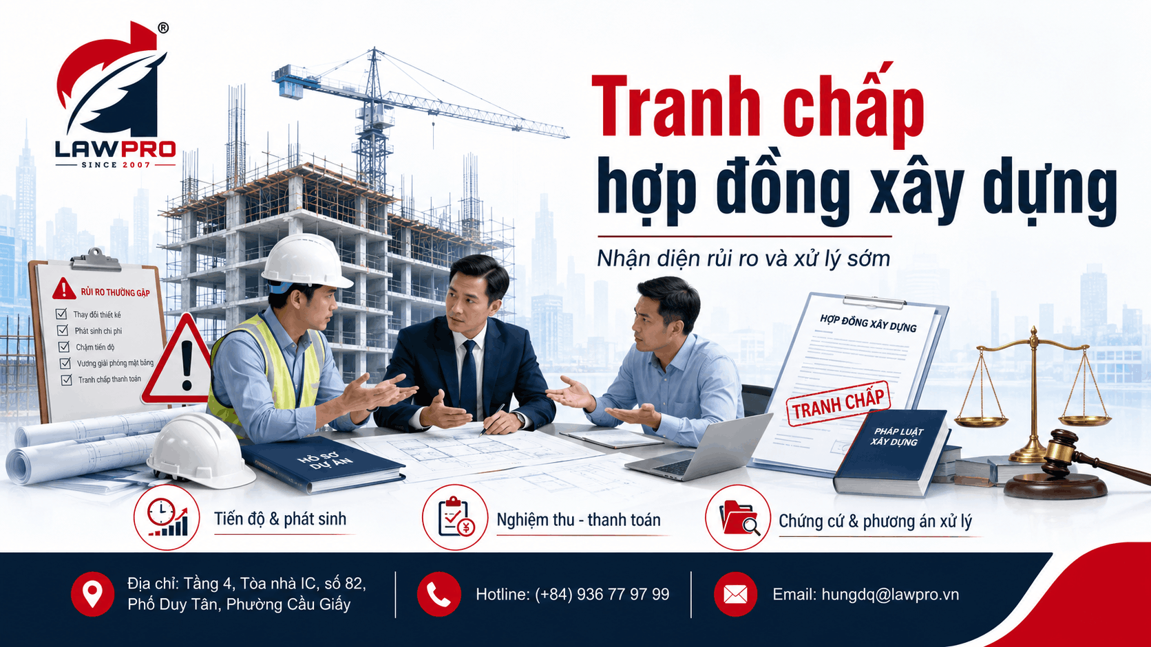 Bối cảnh tranh chấp hợp đồng xây dựng và rủi ro doanh nghiệp
